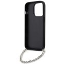 Karl Lagerfeld KLHCP14XSACKLHPK iPhone 14 Pro Max 6.7" czarny/black hardcase Saffiano Monogram Chain
