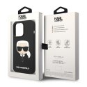 Karl Lagerfeld KLHCP14XSLKHBK iPhone 14 Pro Max 6,7" hardcase czarny/black Silicone Karl`s Head