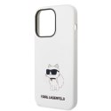 Karl Lagerfeld KLHCP14XSNCHBCH iPhone 14 Pro Max 6,7" hardcase biały/white Silicone Choupette