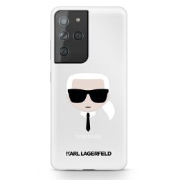 Karl Lagerfeld KLHCS21LKTR S21 Ultra G998 hardcase Transparent Karl`s Head