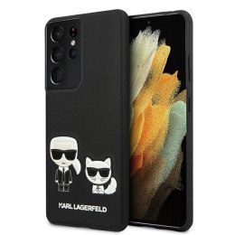 Karl Lagerfeld KLHCS21LPCUSKCBK S21 Ultra G998 czarny/black hardcase Ikonik Karl & Choupette