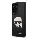 Karl Lagerfeld KLHCS21LSAKHBK S21 Ultra G998 czarny/black hardcase Saffiano Ikonik Karl`s Head