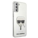 Karl Lagerfeld KLHCS21MKTR S21+ G996 hardcase Transparent Karl`s Head