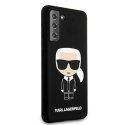 Karl Lagerfeld KLHCS21SSLFKBK S21 G991 hardcase czarny/black Silicone Iconic