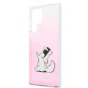 Karl Lagerfeld KLHCS22LCFNRCPI S22 Ultra S908 hardcase różowy/pink Choupette Eat