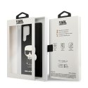 Karl Lagerfeld KLHCS22LOKPK S908 S22 Ultra czarny/black hardcase Saffiano Ikonik Karl`s Patch