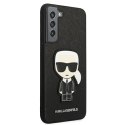 Karl Lagerfeld KLHCS22MOKPK S906 S22+ czarny/black hardcase Saffiano Ikonik Karl`s Patch