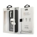 Karl Lagerfeld KLHCS22MOKPK S906 S22+ czarny/black hardcase Saffiano Ikonik Karl`s Patch