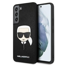 Karl Lagerfeld KLHCS22MSAKHBK S906 S22+ czarny/black hardcase Saffiano Ikonik Karl`s Head