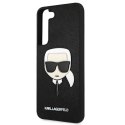 Karl Lagerfeld KLHCS22MSAKHBK S906 S22+ czarny/black hardcase Saffiano Ikonik Karl`s Head