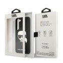 Karl Lagerfeld KLHCS22MSAKHBK S906 S22+ czarny/black hardcase Saffiano Ikonik Karl`s Head