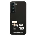 Karl Lagerfeld KLHCS22MSSKCK S22+ S906 hardcase czarny/black Silicone Karl & Choupette