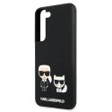 Karl Lagerfeld KLHCS22MSSKCK S22+ S906 hardcase czarny/black Silicone Karl & Choupette