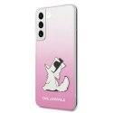 Karl Lagerfeld KLHCS22SCFNRCPI S22 S901 hardcase różowy/pink Choupette Eat