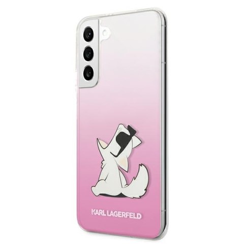 Karl Lagerfeld KLHCS22SCFNRCPI S22 S901 hardcase różowy/pink Choupette Eat