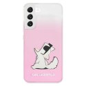 Karl Lagerfeld KLHCS22SCFNRCPI S22 S901 hardcase różowy/pink Choupette Eat