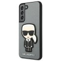 Karl Lagerfeld KLHCS22SOKPG S901 S22 srebrny/silver hardcase Saffiano Ikonik Karl`s Patch