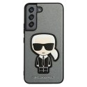 Karl Lagerfeld KLHCS22SOKPG S901 S22 srebrny/silver hardcase Saffiano Ikonik Karl`s Patch