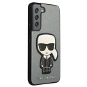 Karl Lagerfeld KLHCS22SOKPG S901 S22 srebrny/silver hardcase Saffiano Ikonik Karl`s Patch