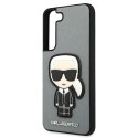 Karl Lagerfeld KLHCS22SOKPG S901 S22 srebrny/silver hardcase Saffiano Ikonik Karl`s Patch