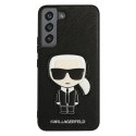 Karl Lagerfeld KLHCS22SOKPK S901 S22 czarny/black hardcase Saffiano Ikonik Karl`s Patch