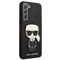 Karl Lagerfeld KLHCS22SOKPK S901 S22 czarny/black hardcase Saffiano Ikonik Karl`s Patch