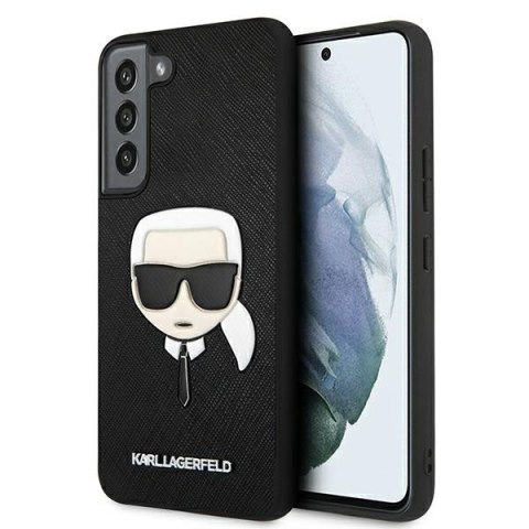 Karl Lagerfeld KLHCS22SSAKHBK S901 S22 czarny/black hardcase Saffiano Ikonik Karl`s Head