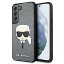 Karl Lagerfeld KLHCS22SSAKHSL S901 S22 srebrny/silver hardcase Saffiano Ikonik Karl`s Head