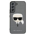 Karl Lagerfeld KLHCS22SSAKHSL S901 S22 srebrny/silver hardcase Saffiano Ikonik Karl`s Head