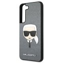 Karl Lagerfeld KLHCS22SSAKHSL S901 S22 srebrny/silver hardcase Saffiano Ikonik Karl`s Head