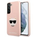 Karl Lagerfeld KLHCS22SSLCHPI S22 S901 hardcase różowy/pink Silicone Choupette Head