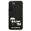 Karl Lagerfeld KLHCS22SSSKCK S22 S901 hardcase czarny/black Silicone Karl & Choupette