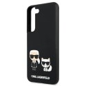 Karl Lagerfeld KLHCS22SSSKCK S22 S901 hardcase czarny/black Silicone Karl & Choupette