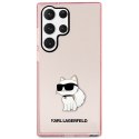 Karl Lagerfeld KLHCS23LHNCHTCP S23 Ultra S918 różowy/pink hardcase Ikonik Choupette