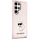 Karl Lagerfeld KLHCS23LHNCHTCP S23 Ultra S918 różowy/pink hardcase Ikonik Choupette