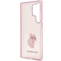 Karl Lagerfeld KLHCS23LHNCHTCP S23 Ultra S918 różowy/pink hardcase Ikonik Choupette