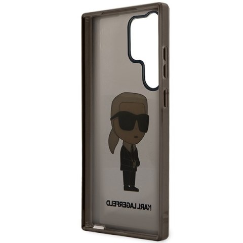 Karl Lagerfeld KLHCS23LHNIKTCK S23 Ultra S918 czarny/black hardcase Ikonik Karl Lagerfeld