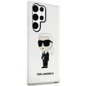 Karl Lagerfeld KLHCS23LHNIKTCT S23 Ultra S918 transparent hardcase Ikonik Karl Lagerfeld