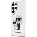 Karl Lagerfeld KLHCS23LHNKCTGT S23 Ultra S918 transparent hardcase Glitter Karl&Choupette