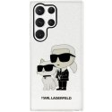 Karl Lagerfeld KLHCS23LHNKCTGT S23 Ultra S918 transparent hardcase Glitter Karl&Choupette