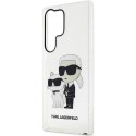 Karl Lagerfeld KLHCS23LHNKCTGT S23 Ultra S918 transparent hardcase Glitter Karl&Choupette