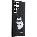 Karl Lagerfeld KLHCS23LSAKLHCPK S23 Ultra S918 hardcase czarny/black Saffiano Monogram Choupette