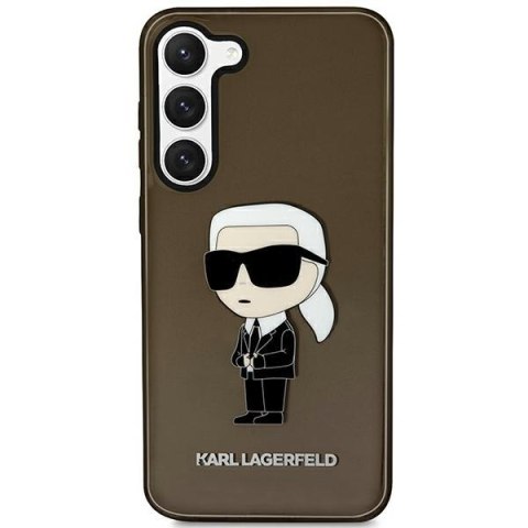 Karl Lagerfeld KLHCS23MHNIKTCK S23+ S916 czarny/black hardcase Ikonik Karl Lagerfeld