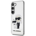 Karl Lagerfeld KLHCS23MHNKCTGT S23+ S916 transparent hardcase Gliter Karl&Choupette