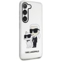 Karl Lagerfeld KLHCS23MHNKCTGT S23+ S916 transparent hardcase Gliter Karl&Choupette