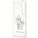 Karl Lagerfeld KLHCS23MHNKCTGT S23+ S916 transparent hardcase Gliter Karl&Choupette