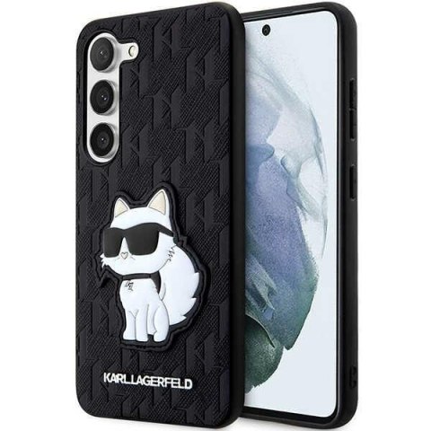 Karl Lagerfeld KLHCS23MSAKLHCPK S23+ S916 hardcase czarny/black Saffiano Monogram Choupette