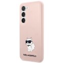 Karl Lagerfeld KLHCS23MSNCHBCP S23+ S916 hardcase różowy/pink Silicone Choupette