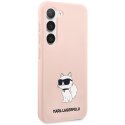 Karl Lagerfeld KLHCS23MSNCHBCP S23+ S916 hardcase różowy/pink Silicone Choupette