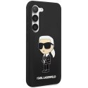 Karl Lagerfeld KLHCS23MSNIKBCK S23+ S916 hardcase czarny/black Silicone Ikonik